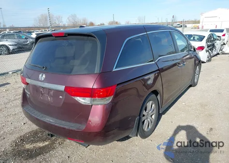 2014 Honda Odyssey Ex-L z USA, uszkodzony, nr VIN 5FNRL5H62EB069012